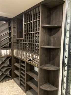 Custom Wine Cellar Rustic Pine Image 2